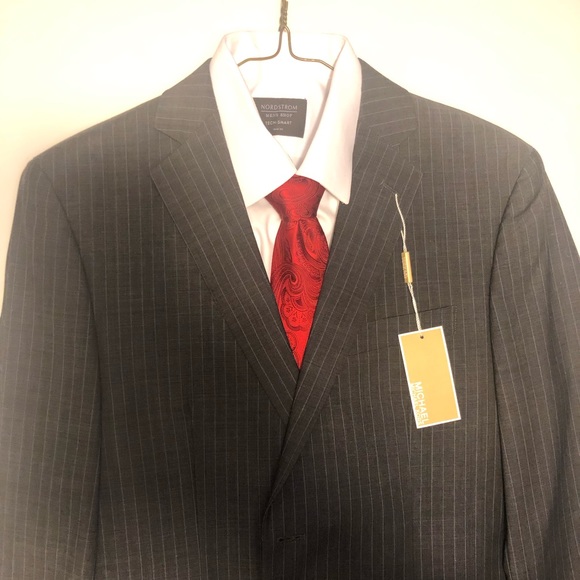 Michael Kors 2 piece suit 2 button Charcoal gray - Picture 2 of 8